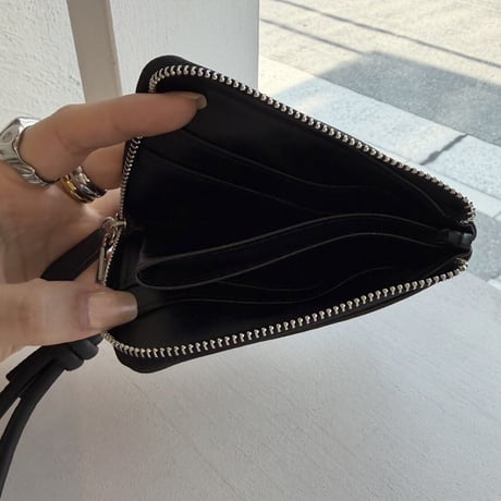 2607GS072(S)/ Studs Strap Wallet（Gray）