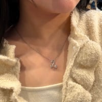 2511NC0372 / Point Cherry Necklace（Silver）