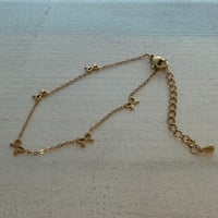 2606BR0142 / Mini Ribbon motif Bracelet（Gold）