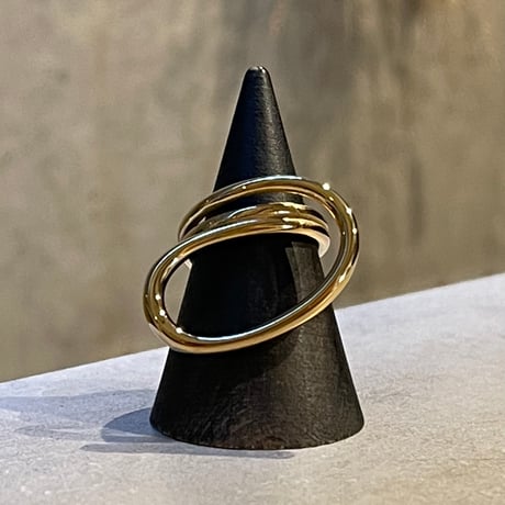 2504RG0615 / Ovel  twist ring（Gold）
