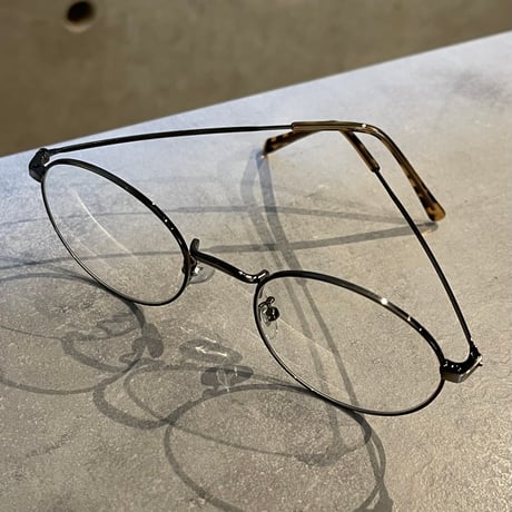 SE26SG_CA014（S） / Metal Round Frame Sunglasses (Silver/Clear)