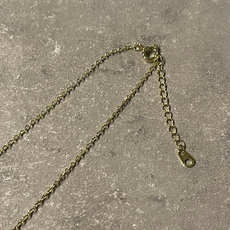 2406NC0251 / Craft plate necklace（Gold）
