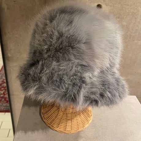2412SL110046GR(S)/ Marble color Volume fur Hat（Gray）