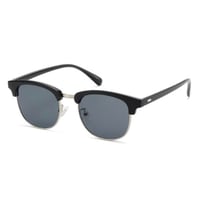 【 Select 】IM26SG0193 / Classic Browline Sunglasses (Black/Silver/Smoke)