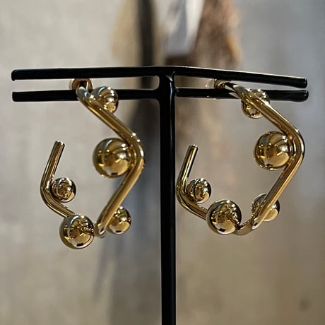 2507PR0795 / Ball hoop pierce（Gold）