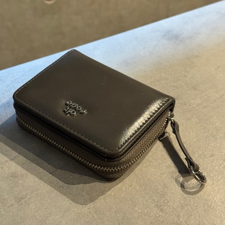 2509GS041(S)/ Logo Two-fold Wallet（Gray)