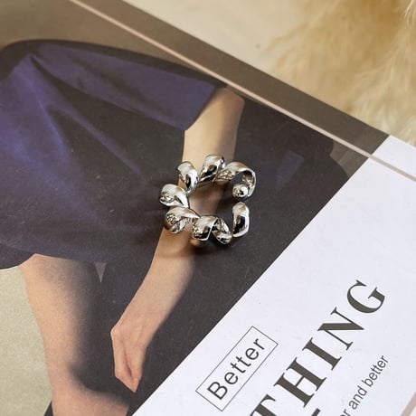 23SSEC002 / Spiral Ear Cuff（Silver）