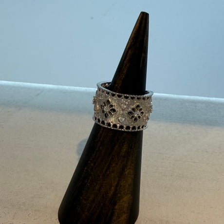 2605RG0792 / Stone lace ring（Silver）