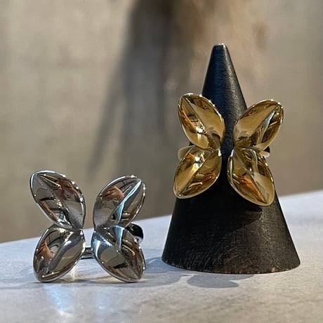 2507RG0665 / Bud butterfly open ring（Silver）