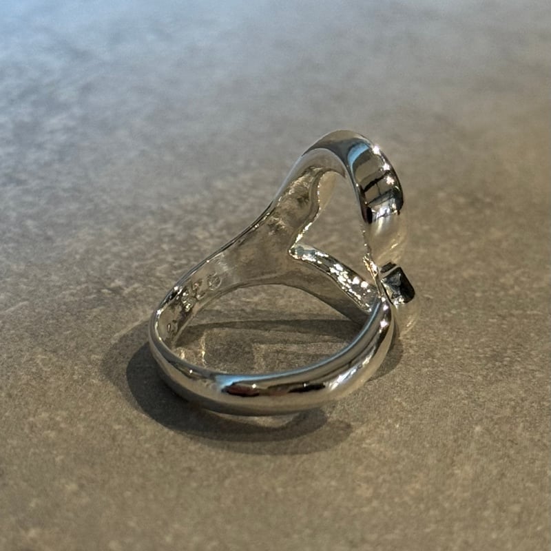 2506RG0663 / Heart line ring（Silver） | Calinou
