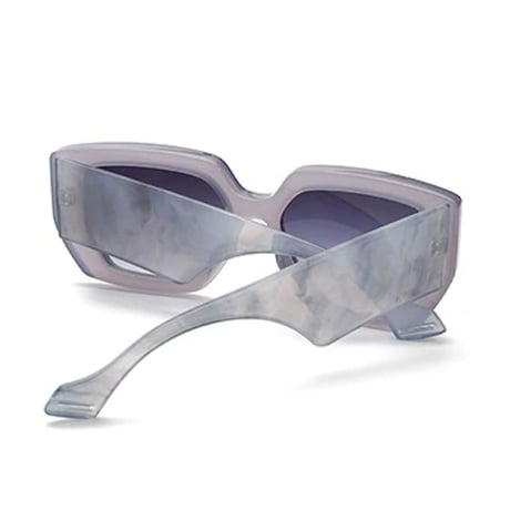 【 Select 】 Retro Oversized Square Sunglasses (Gray)