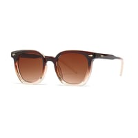 【 Select 】Vintage Square New Style Sunglasses ( Brown/Tea Gradient)