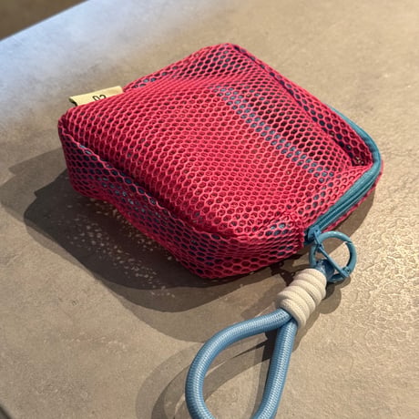 2504GS037(S)/ Multi Mesh Pouch (Pink×Blue)