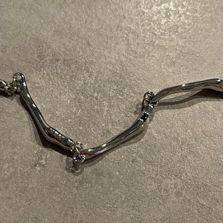 2506NC0345 / Craft bar Necklace（Silver）