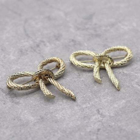 Vintage Cross Geometric Brooch（GOLD） / OT-001