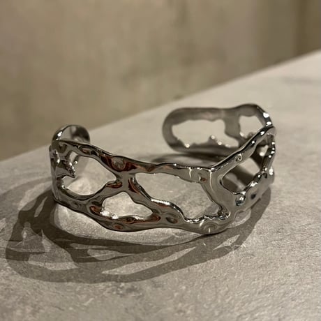 2511BR0108 / Wave craft Bangle（Silver）