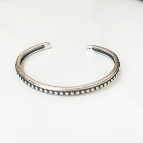 【Select】IM24AC_BRL005 / Dotline Simple bangle（Silver）