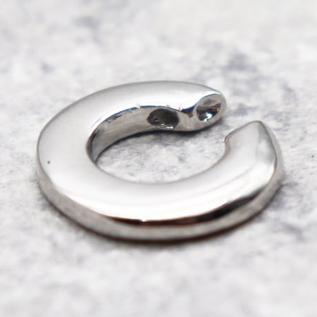 Round Circle Ear Cuff （SILVER）  / EC-031