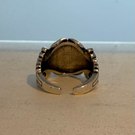 2606RG0803 / Vintage metal oval ring（Silver）