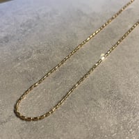 2510NC0361 / Oval chain Necklace（Gold/40cm）
