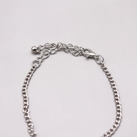 One Ring design Chain Bracelet（Silver）/ 2108_BR090