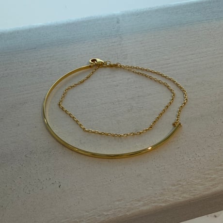 2604BR0124 / Docking chain Bracelet（Gold）