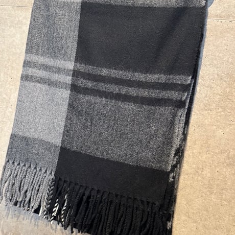 2511GS052(S)/ Check Stole（Black CK)