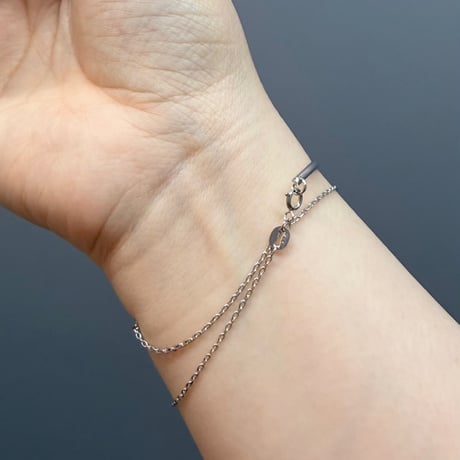2604BR0124 / Docking chain Bracelet（Silver）