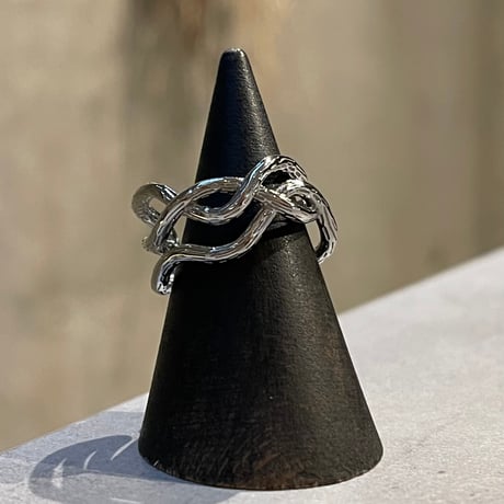 2505RG0619 / Craft wave line ring（Silver）
