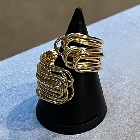 2510RG0683 / Hand Made Wire Ring（Gold）