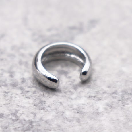 Small Ring Cartilage Ear Cuff （SILVER）  / EC-036