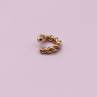 Rope Chain Twist Hoop Earcuff （Gold/Small） / EC056