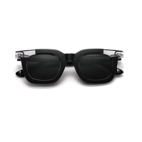 【 Legit Eyewear 】Sunglasses Konoe (Black Clear/Grey)