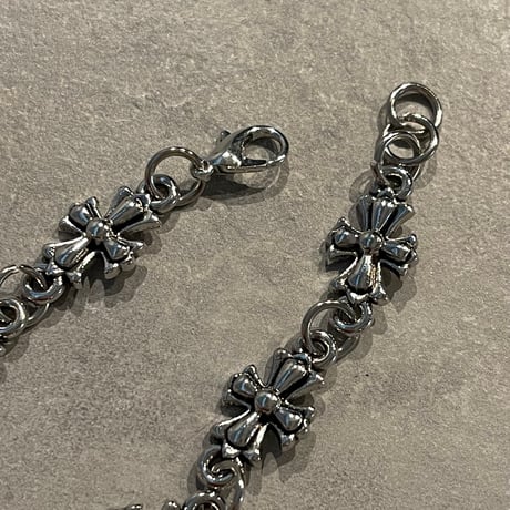 IM25AC_BRL013 / Cross design chain bracelet（Silver）