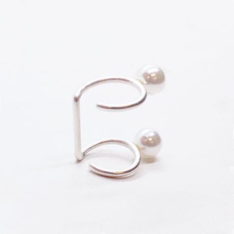Medium metal Ear Cuff （SILVER） / EC-019