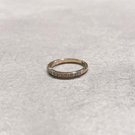 Minimum stone line ring（Gold） / 2211-RG0261