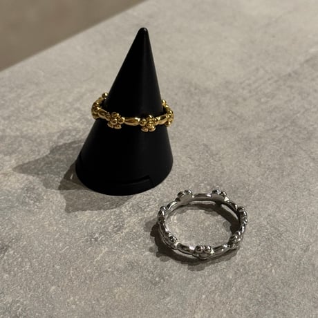 2511RG0699 / Mini Flower round ring（Silver）