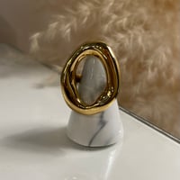 2608RG0818 / Craft circle design ring（Gold）