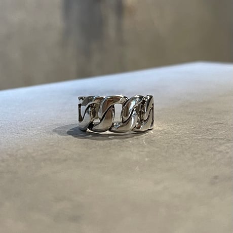 2406RG0490 /  Twist chain design ring（Silver）