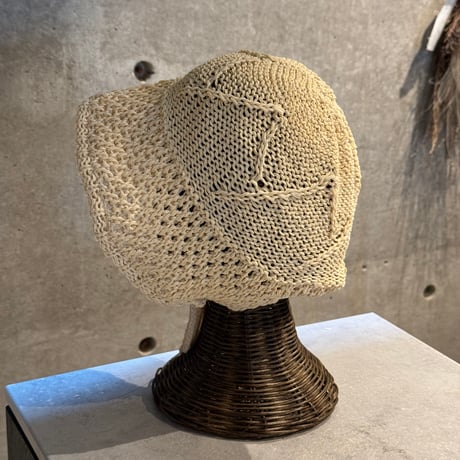2503HW0079(S) / Wired Knit Bucket Bonnet（Beige）