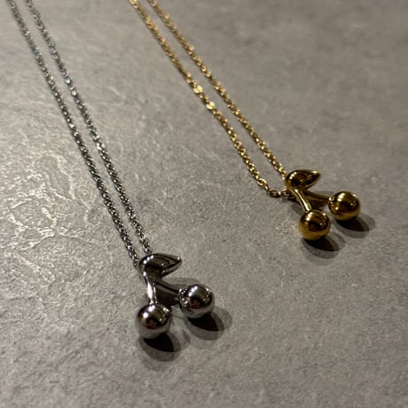 2511NC0372 / Point Cherry Necklace（Gold）
