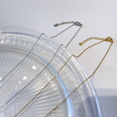 Crescent Moon motif necklace （Gold）/ 2208_NC0156