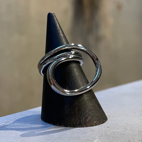 2504RG0615 / Ovel  twist ring（Silver）