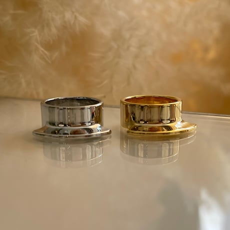 2403RG0414 / Fan shape design ring（Gold）