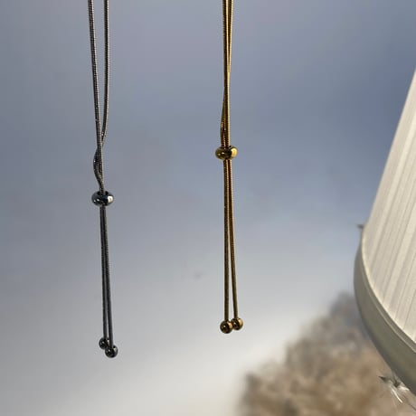 2601NC0376 / Choker chain necklace（Gold）