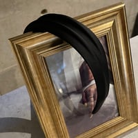 2503HA0058（S）/ Satin line headband（Black)