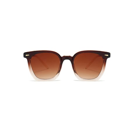 【 Select 】Vintage Square New Style Sunglasses ( Brown/Tea Gradient)