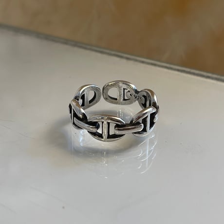 2404RG0439 / H shape mantel ring（Silver）