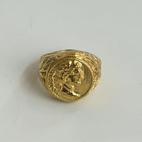 【Select】IM24AC_RG008 / Vintage coin ring（Gold）
