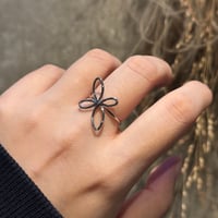 2601RG0731 / Wire flower ring（Silver）